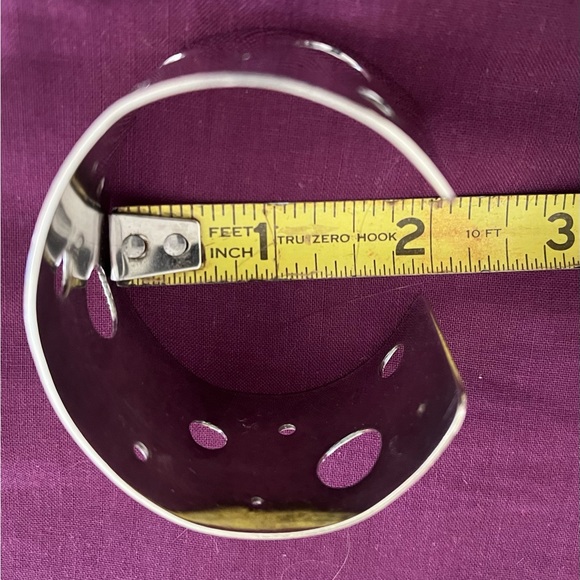 STERLING SILVER 925 WIDE CUFF BRACELET! Cosmic! - Picture 6 of 10